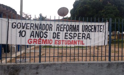 Escola Ubaldo Bezerra de Melo, em Ceará Mirim, espera por reforma há 10 anos