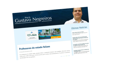 Blogueiro que acumulou R$281 mil em Governos passados acusa professores de ganhar sem trabalhar