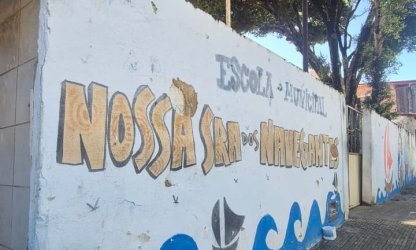 Obra parada deixa escola municipal em situação de abandono na Redinha