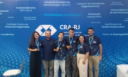 Estudantes da Rede Estadual conquistam premiações na Olimpíada Brasileira de Administração