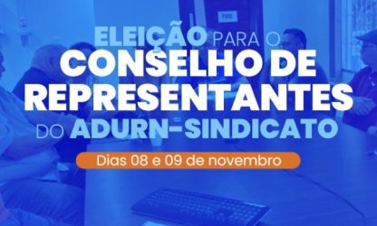 Eleição para o Conselho de Representantes acontece nos próximos dias 8 e 9 de novembro; Saiba como votar