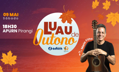 2ª edição do Luau de Outono de 2026 será no próximo sábado, 9 de maio