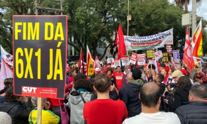 Fim de semana de atos e manifestações reforçam pressão pelo fim da escala 6x1