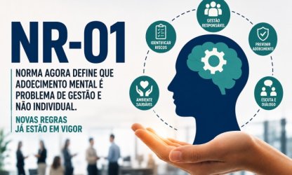 Fiscalização da NR-1 começa e reforça combate ao adoecimento no trabalho 