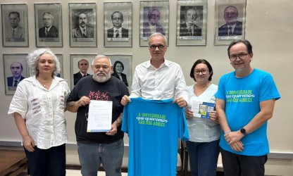 ADURN leva pauta acerca de saúde e bem-estar docente à reitoria da UFRN