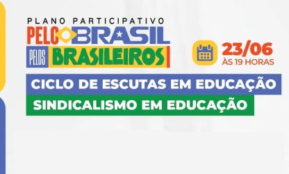 PROIFES da primeira edição do “Ciclo de Escutas em Educação, com transmissão ao vivo