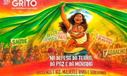 Grito dos Excluídos 2026 leva às ruas luta por terra, paz, moradia e soberania