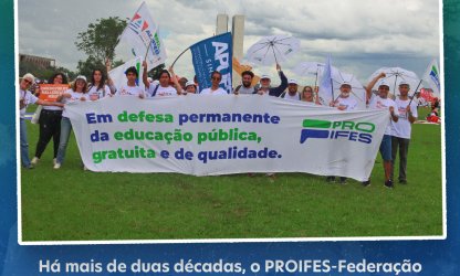 22 Anos do PROIFES-Federação: Na defesa intransigente dos professores e professoras
