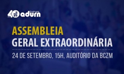 Indicativo de greve é pauta de Assembleia dia 24