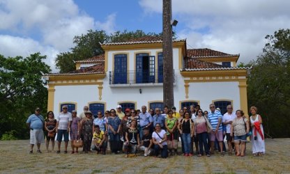 Aula passeio com os docentes aposentados