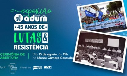 ADURN-Sindicato resgata história da entidade em exposição fotográfica