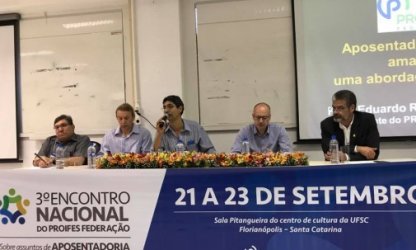 Em encontro, docentes discutem o presente e o futuro da aposentadoria sob o aspecto jurídico