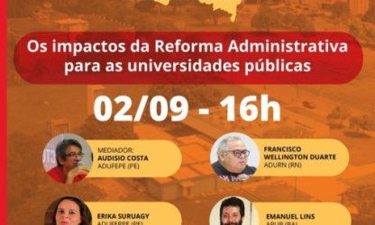 III Encontro Norte e Nordeste de ADs discute a Reforma Administrativa nesta quinta