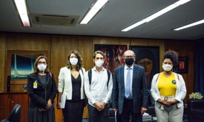 Estudantes, entidades da educação e reitores eleitos e não empossados em IFEs se reúnem ministro Gilmar Mendes