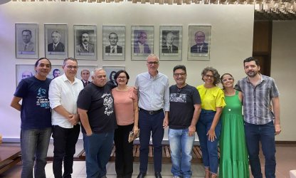 Reunião com o reitor 