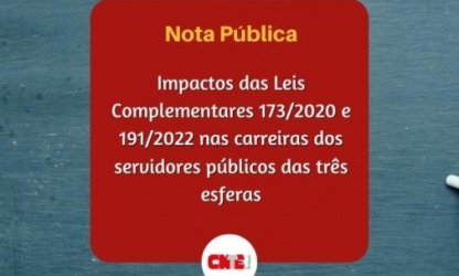 Impactos das Leis Complementares 173/2020 e 191/2022 nas carreiras dos servidores públicos das três esferas