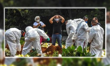 Brasil tem fim de semana mais letal da pandemia: 5 mil mortos e 130 mil novos casos