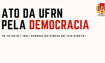 UFRN se levanta em defesa da Democracia