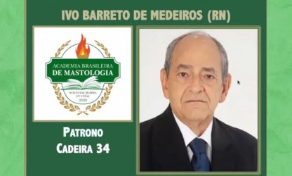 Professor da UFRN toma posse na Academia Brasileira de Mastologia