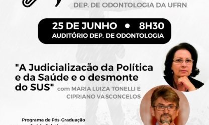 A judicialização da política e o desmonte do SUS abre o V Programa de Inverno na Saúde Coletiva