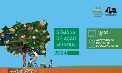 Semana De Ação Mundial 2024 discute Plano Nacional de Educação, na UFRN
