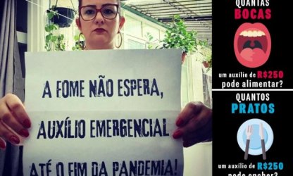 Ações em todo país cobram auxílio emergencial de R$ 600 para viabilizar isolamento