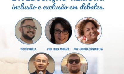 Educação remota é debatida em aula pública 