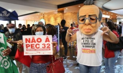 Servidores se mobilizam mais uma vez no Aeroporto de Brasília