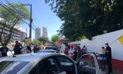Manhã do Dia do Trabalhador é marcada por manifestações em Natal