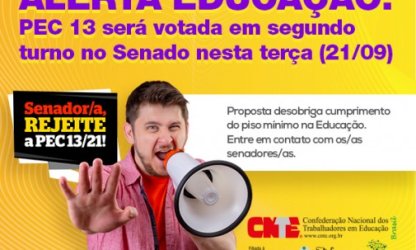 Senado pode concluir votação da PEC 13 nesta terça (21)