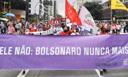 Dia das Mulheres será marcado pela luta por um ‘Brasil sem machismo e sem Bolsonaro’