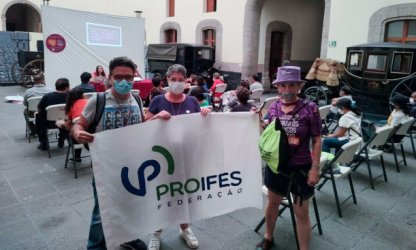 “A construção da identidade de classe fortalece a democracia sindical”, diz PROIFES no FSM 2022 no México