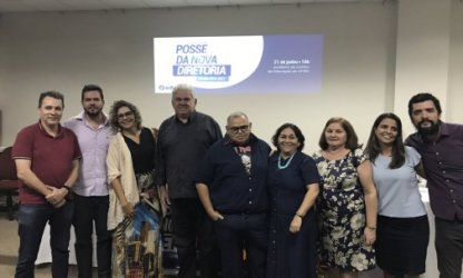 Nova diretoria é empossada reafirmando o compromisso político com a categoria e a luta pela Democracia