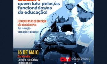  No Dia Mundial do Funcionário da Educação, profissionais pedem consciência nas eleições de outubro