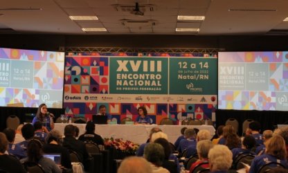 “O grande vilão das IFES é a Emenda Constitucional 95”, afirmou Wellington Duarte durante as discussões do Eixo I do Encontro Nacional