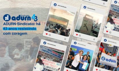 Ao completar 43 anos, ADURN-Sindicato celebra trajetória e reafirma a sua luta pela justa valorização dos profissionais da Educação