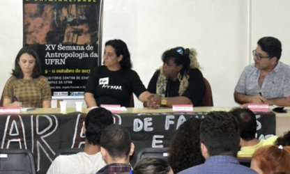 XV Semana de Antropologia da UFRN debate  "A luta pelos direitos" em mesa realizada em parceria com o ADURN-Sindicato e o PROIFES-Federação