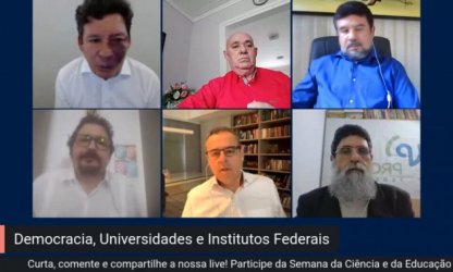 “É preciso um projeto emergencial para os estudantes” diz Brandão em Live da Semana da Ciência e Educação