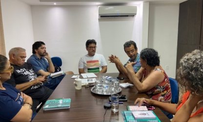 Diretoria do ADURN-Sindicato se reúne com deputado federal Mineiro para apresentar demandas da categoria