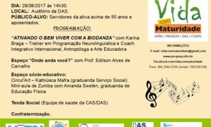 Edição mensal do Encontro Vida com Maturidade já tem data