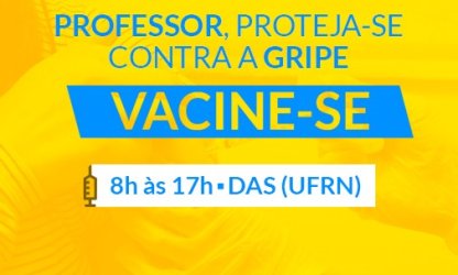DAS participa da campanha nacional de vacinação contra a gripe