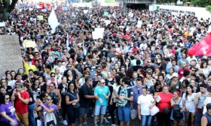 Mais de 80 mil protagonizam o maior ato de rua da capital potiguar desde eleição de Bolsonaro