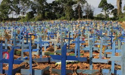 Brasil registra maior número de mortes para um domingo e chega a 353.137 no total