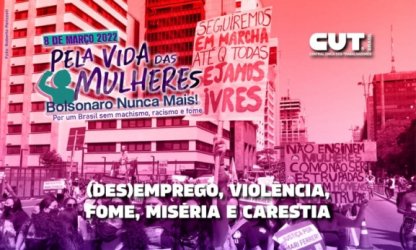 Pela vida das Mulheres, Bolsonaro Nunca Mais é tema das manifestações do 8 de Março 