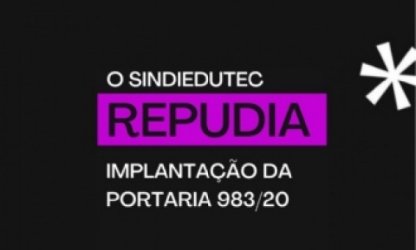 Nota de repúdio à Portaria 983/2020