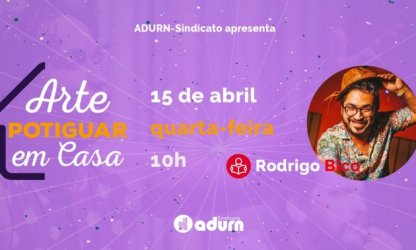 Contação de histórias e poesia com Rodrigo Bico no Arte Potiguar desta quarta 15