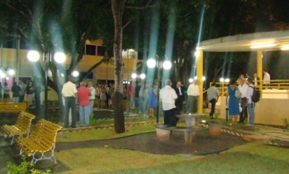 Inauguração da área de convivência do CCET